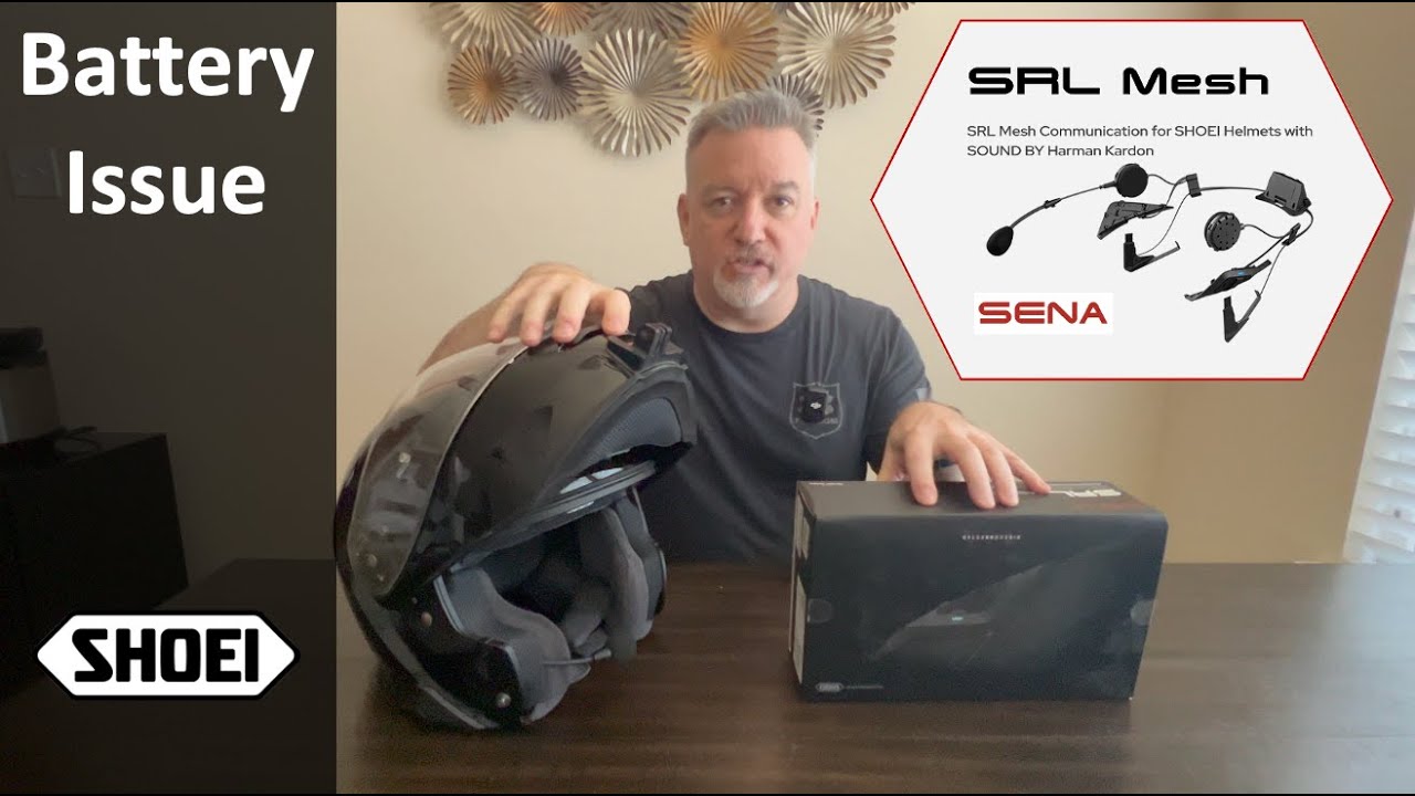 SENA SRL Mesh Not Staying On and Battery Issue