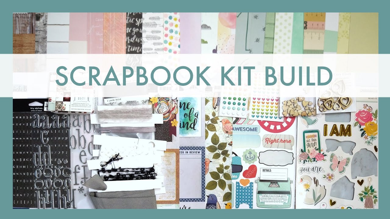 Scrapbook Kit build, a Counterfeit Kit Challenge