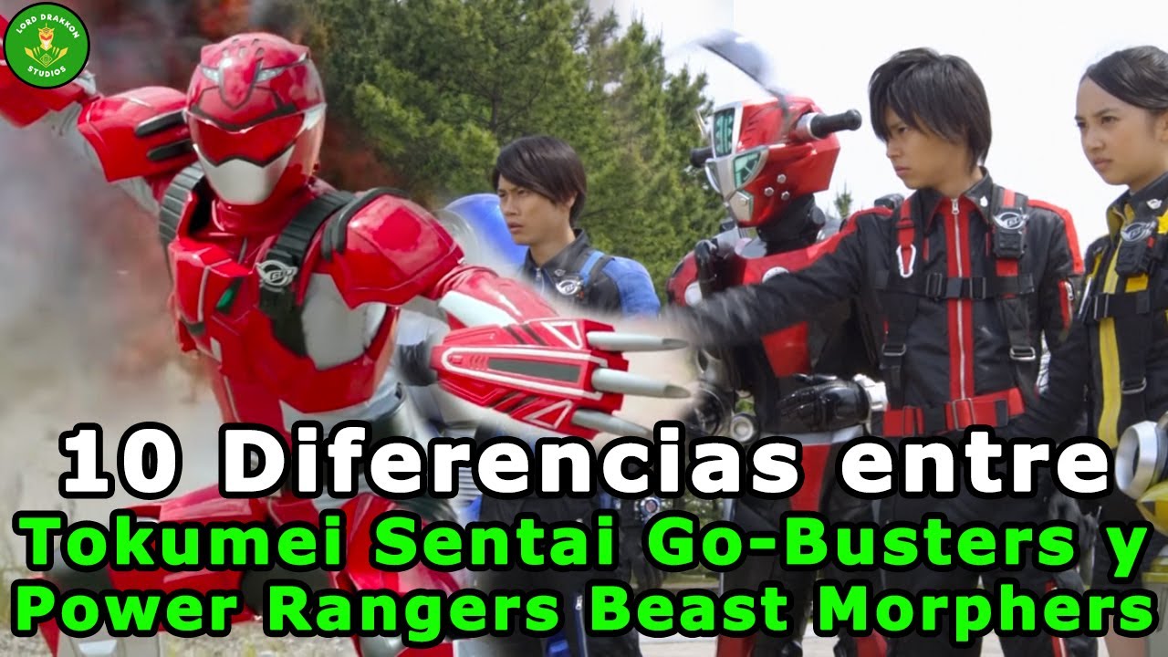 10 Diferencias entre BEAST MORPHERS y GO-BUSTERS