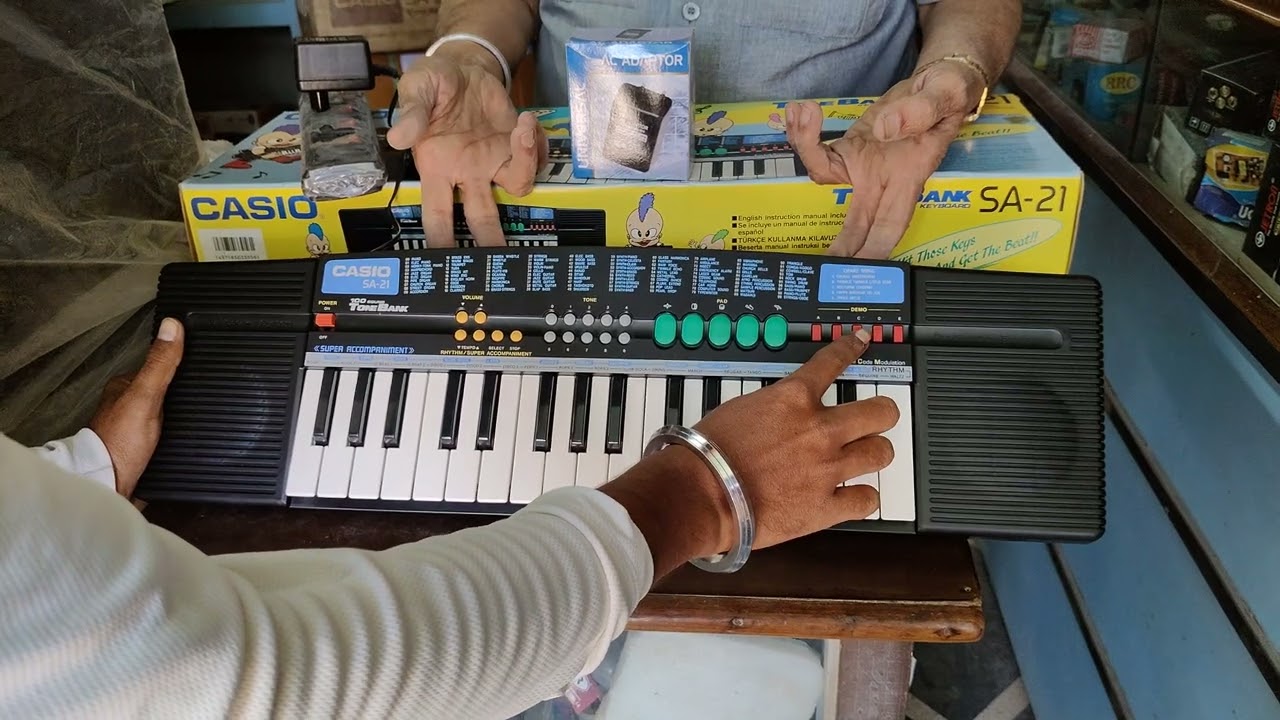 "CASIO SA-21" NEW BOX PACK SOLD WALA 2025 || New Unboxing Cheking 4k video Casio sa21