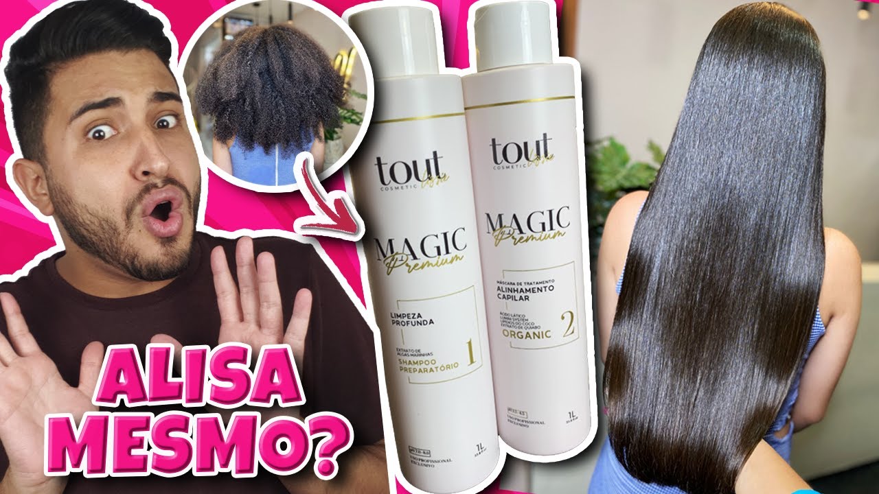 Progressiva Magic Premium Tout Lissie: Funciona? Alisa cabelo crespo? Resenha + Passo a Passo