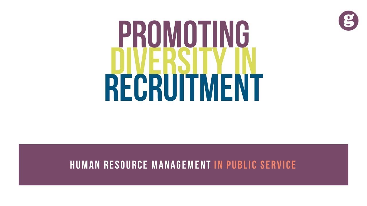 Promoting Diversity in Recruitment