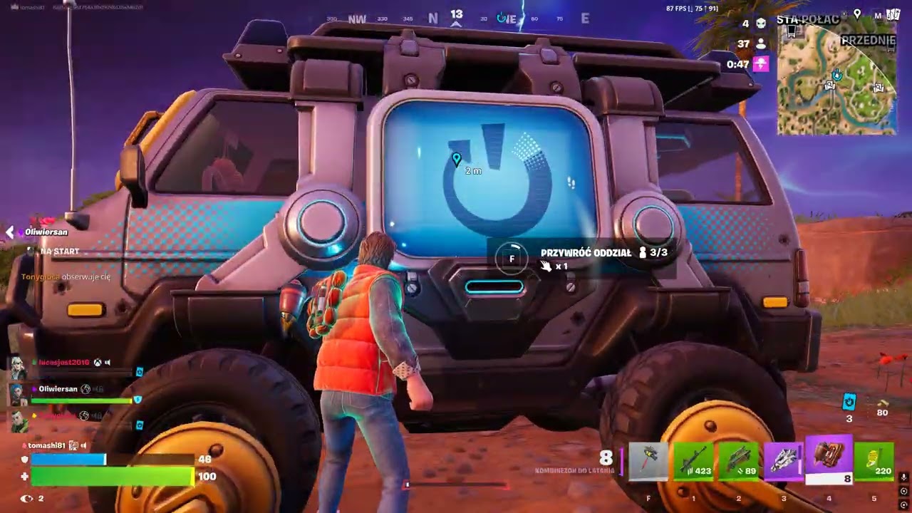 Fortnite. Ja i Siostrzeniec. Drugie miejsce.