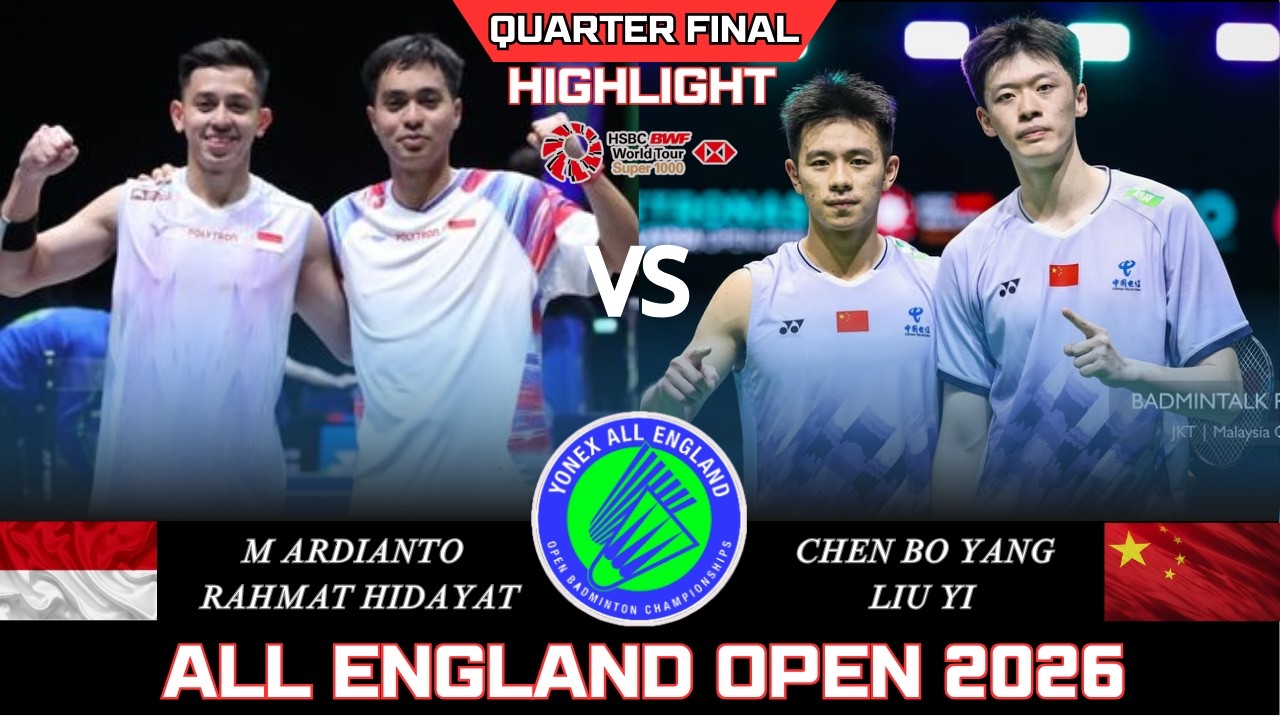 RIAN/RAHMAT (INA) vs CHEN/LIU (CHN)[MD]QF | ALL England Open 2026 Badminton