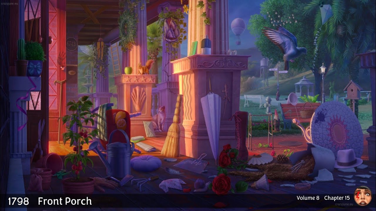June's Journey Scene 1798 Volume 8 Chapter 15 Front Porch 4k HD 