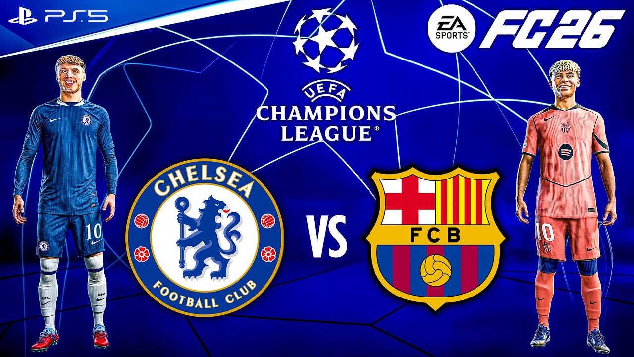 FC 26 - Chelsea vs. Barcelona Ft. Pedro, Rashford, | UEFA Champions League 25/26 | PS5 [4K60]