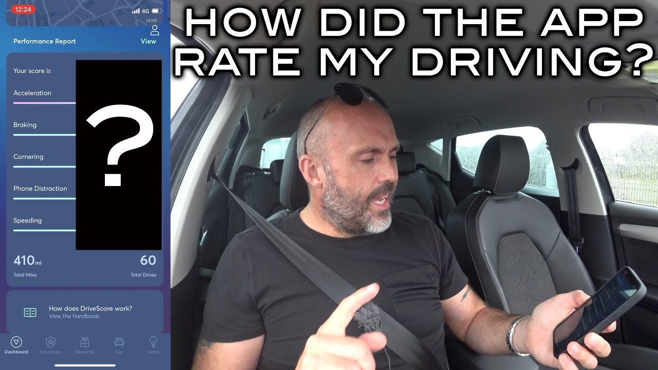 My driving was rated by a drivescore app!