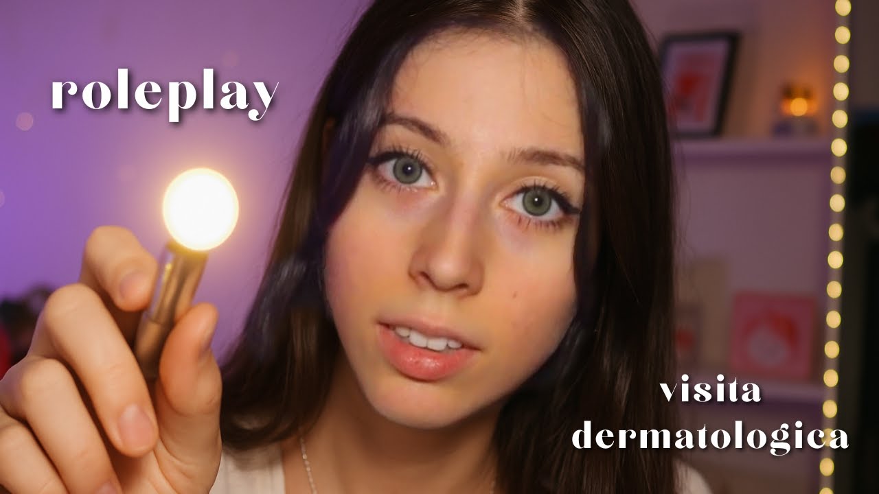 ASMR roleplay visita dermatologica 💗 whispering, visual triggers e personal attention