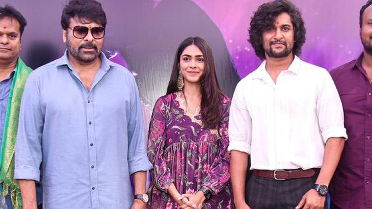 NaturalStar Nani's 30th film grand Pooja Ceremony | Mrunal Thakur | TFPC