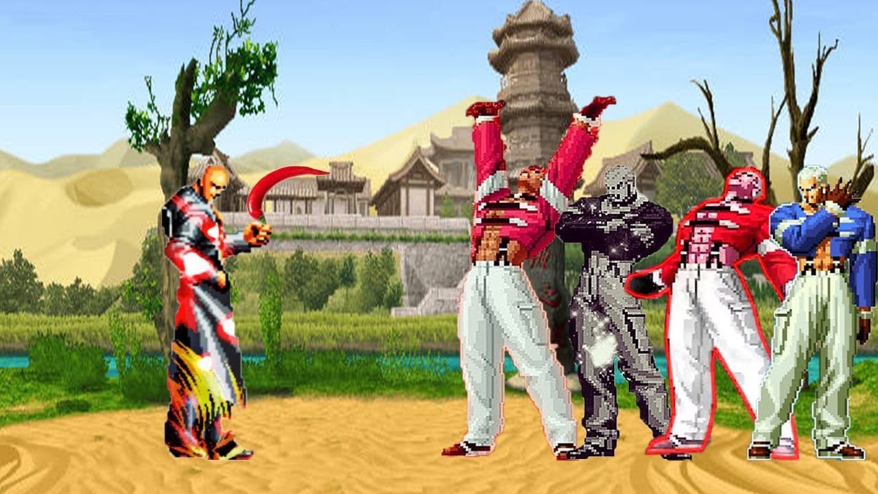 [KOF Mugen] | Chilli Yagami Vs Yashiro Team