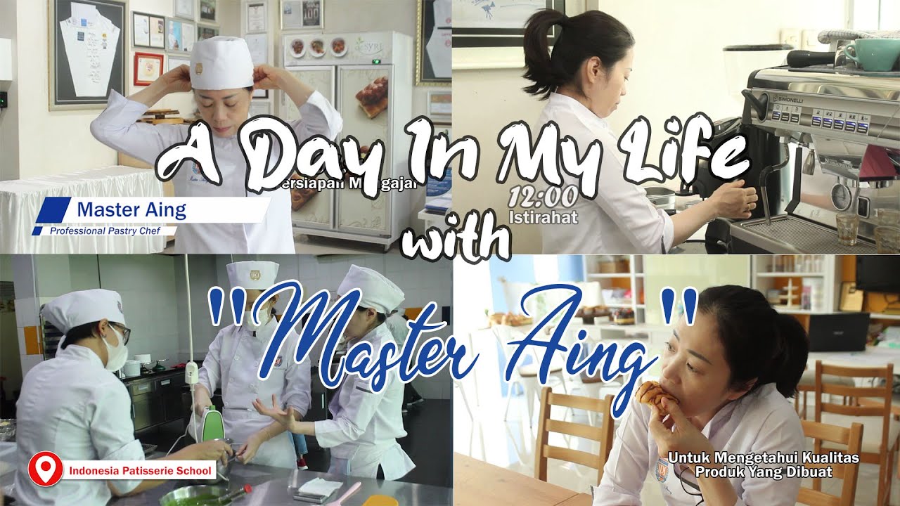 A DAY IN MY LIFE with MASTER AING !!! Professional Pastry Chef !!!