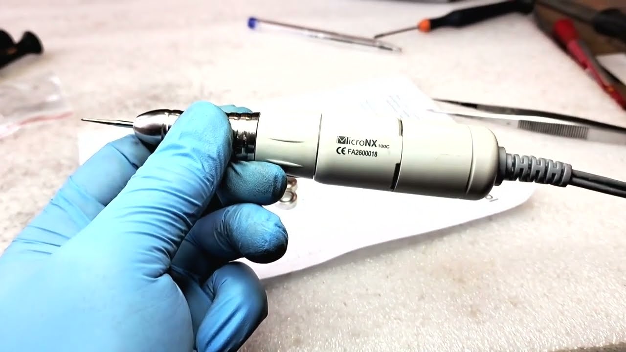 zatarte łożyska w prostnicy frezarki kosmetycznej MicroNx 300S