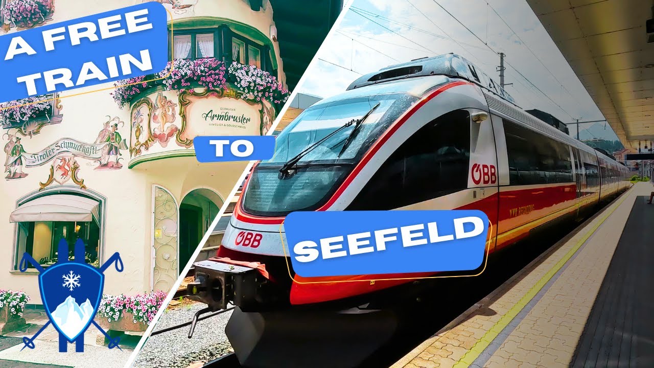 The BEST FREE Travel Hack in TYROL, AUSTRIA | S Bahn Train Ride from Innsbruck to Seefeld-in-Tirol