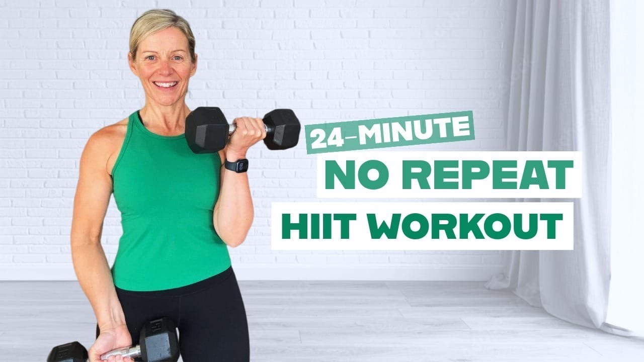 NO Repeat HIIT Workout! | Every Exercise Only Once - Full Body for Women at Home