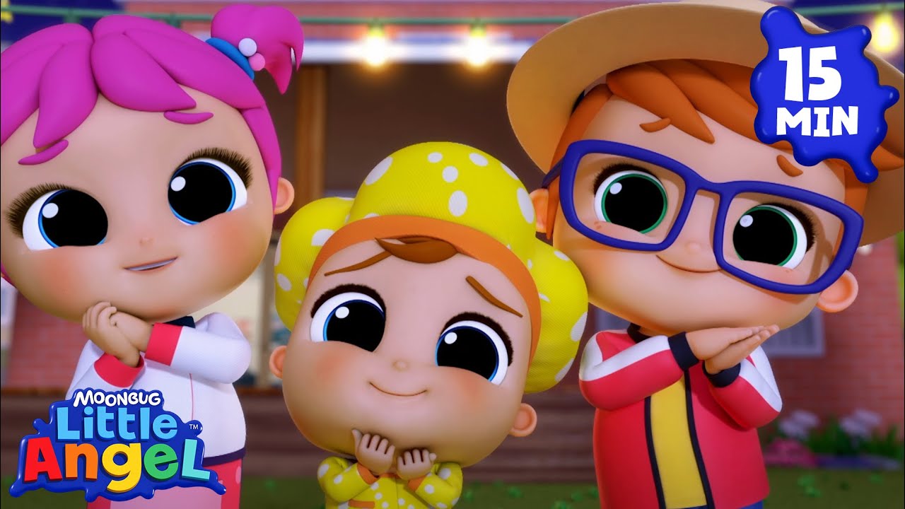 Hello! It's a Surprise Dinner Song🍝 | 15 MIN LOOP | Little Angel | Kids Songs and Nursery Rhymes