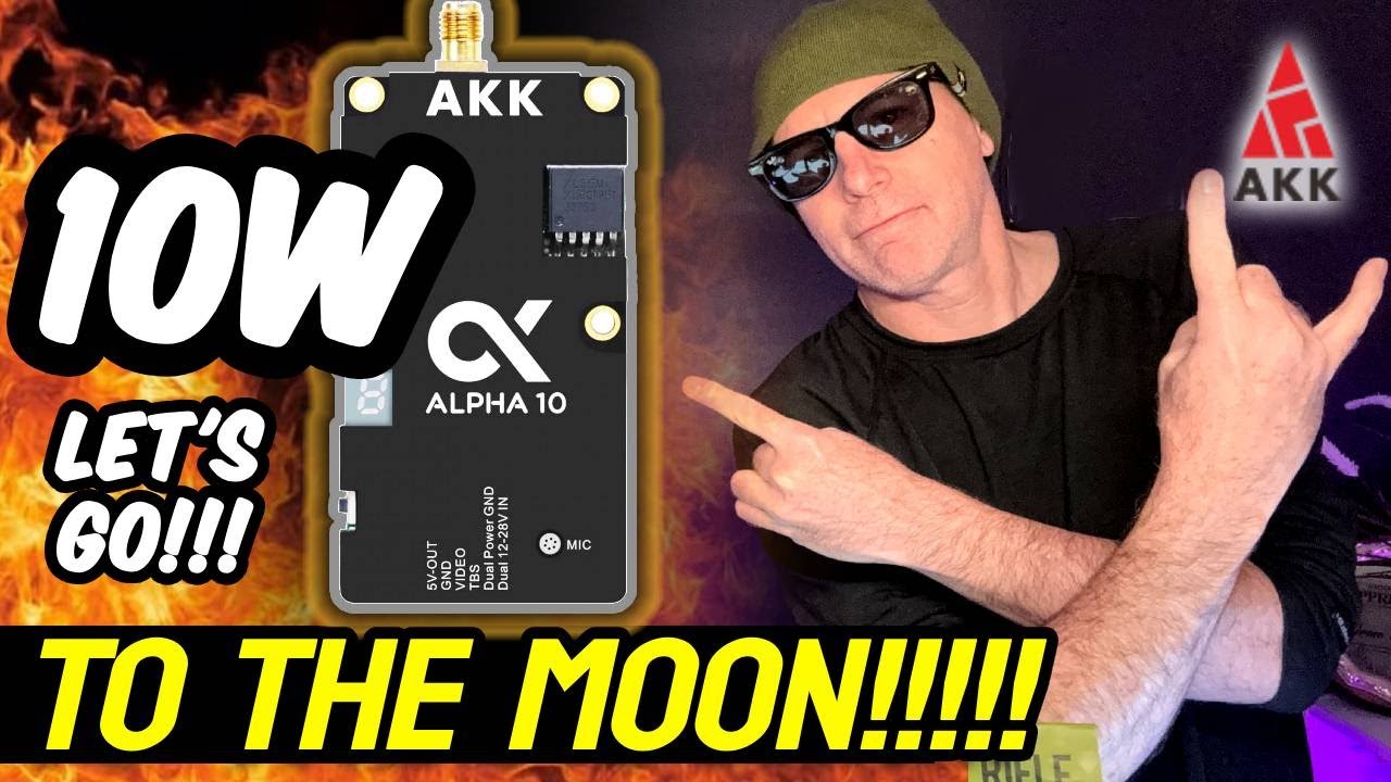 Самый мощный видеопередатчик для FPV-дрона, который вы можете купить. - Akk Alpha 10W!