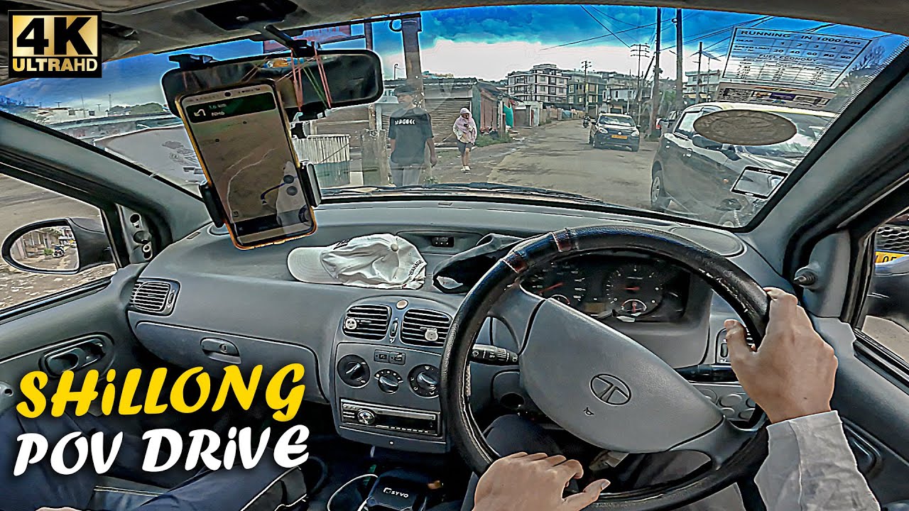 POV: Driving in Bylane of Shillong City | ASMR Drive | Travel with INDiCA