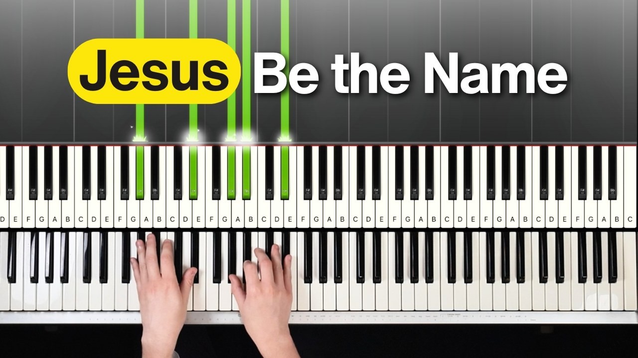 Jesus Be the Name (Piano Playthrough for Worship) | Elevation