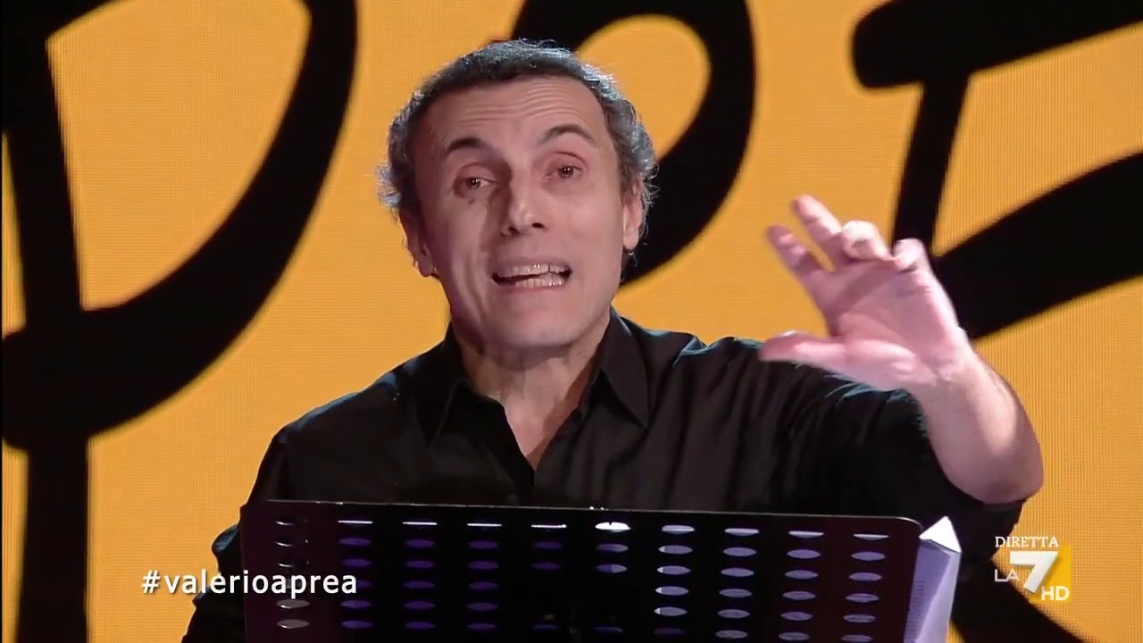 Il monologo di Valerio Aprea a Propaganda Live: 