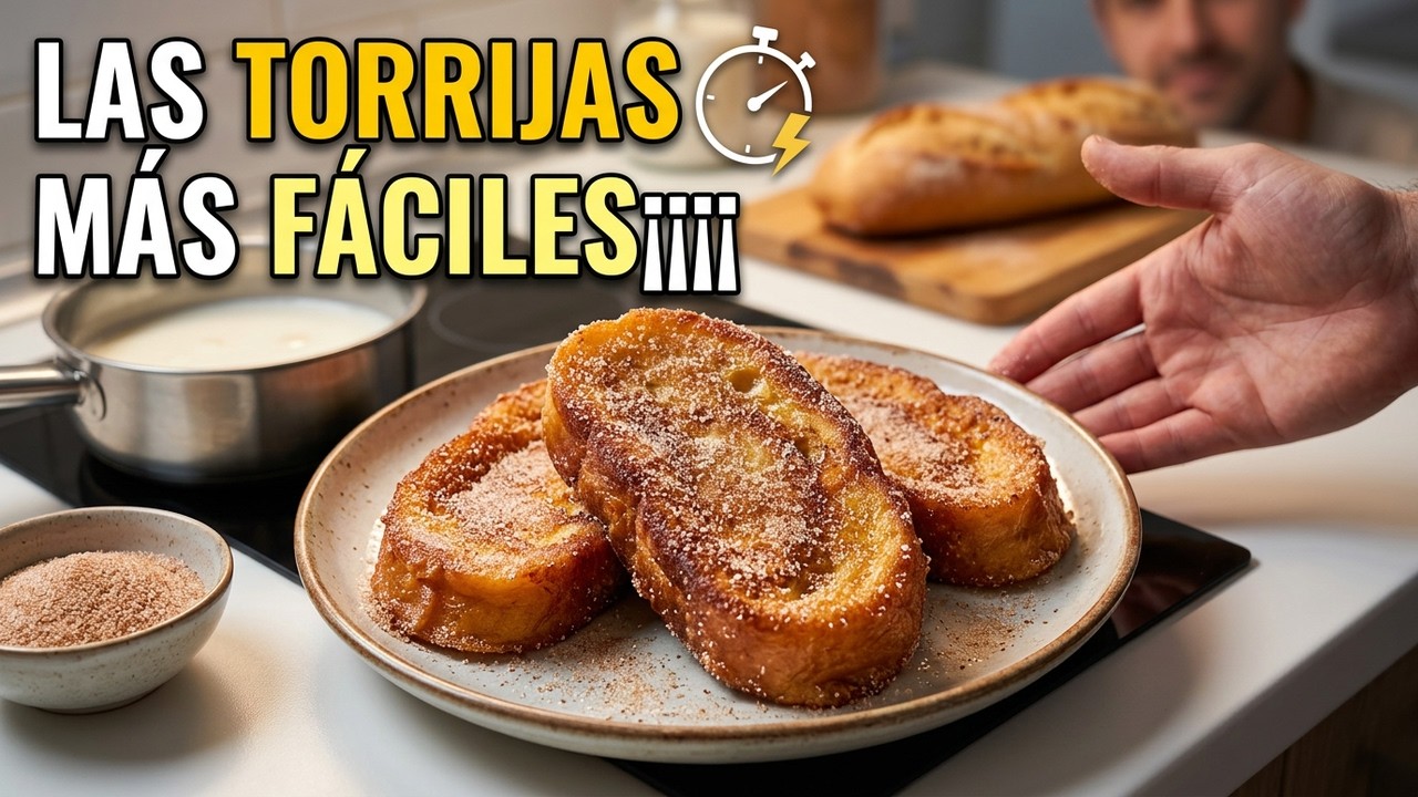 Torrijas caseras fáciles receta fácil en 10 minutos
