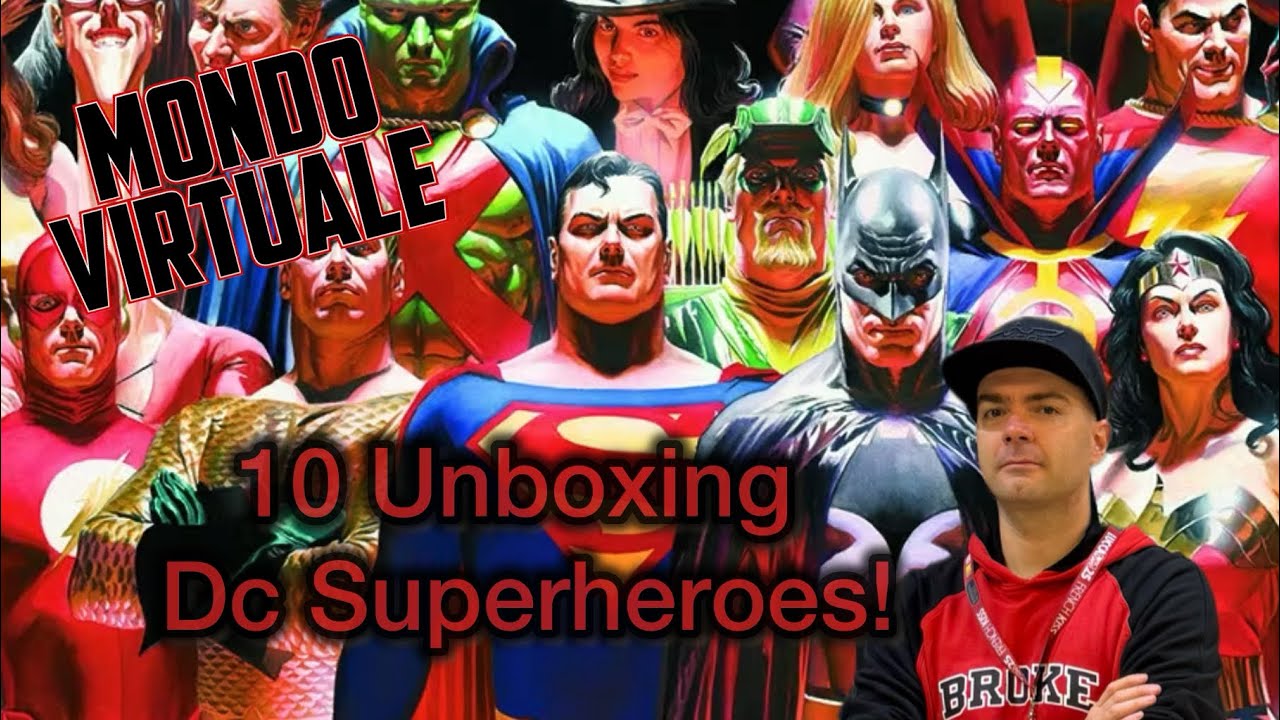 10 UNBOXING - DC COMICS SUPERHEROES - STATUE