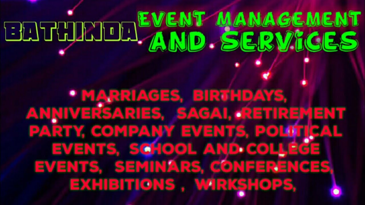 BATHINDA   Event Management | Catering Services | Stage Decoration Ideas | Wedding arrangements |