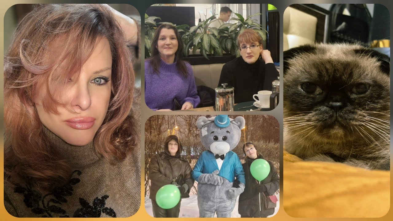 Встретились с подружками👭.В постели с Симоной😻