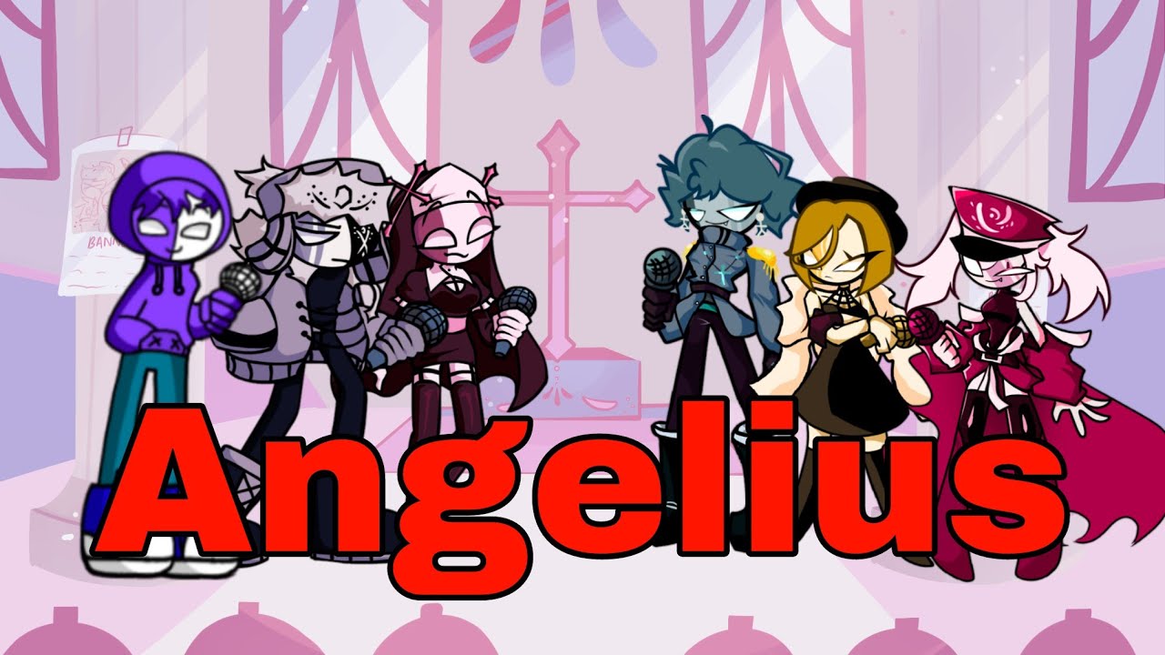 FNF ||Angelius|| but Sarvente, Ruv and Bilv vs Ethernium, Nikca and Vane.