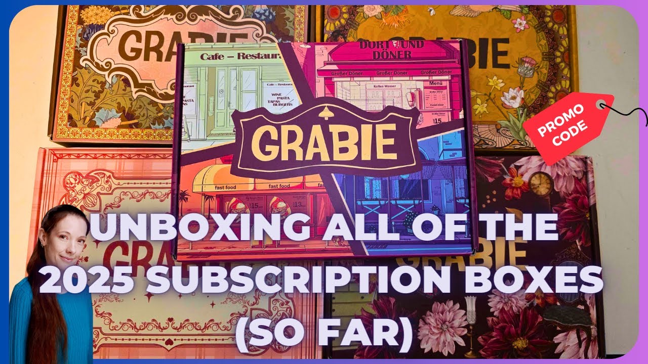 Unboxing all Grabie Scrapbook Subscription Boxes of 2025