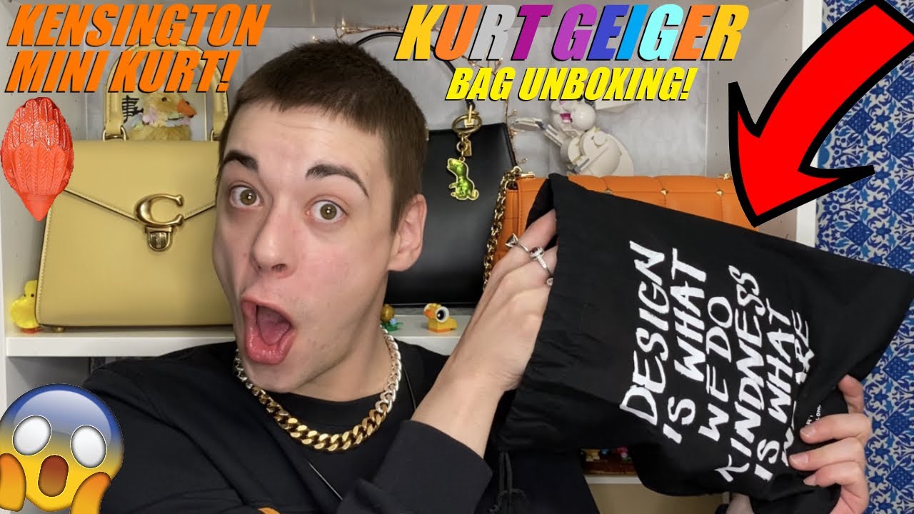 Kurt Geiger Bag UNBOXING First Impressions! *MINI KENSINGTON KURT*