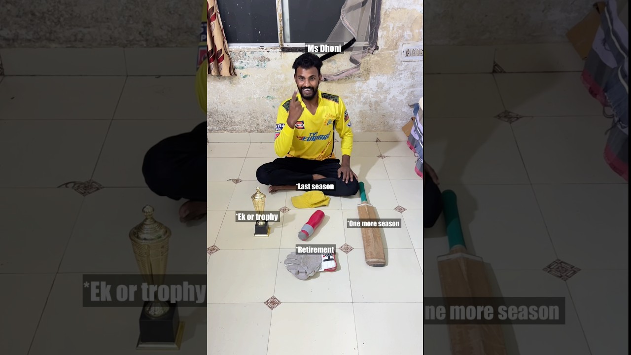 Ms Dhoni in every ipl season😅#shorts #cricket #trending