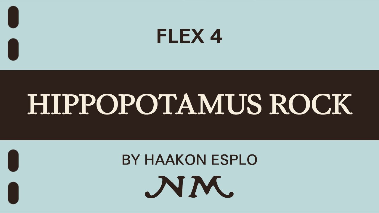 Hippopotamus Rock - Haakon Esplo. Flex 4, Grade 2,5.