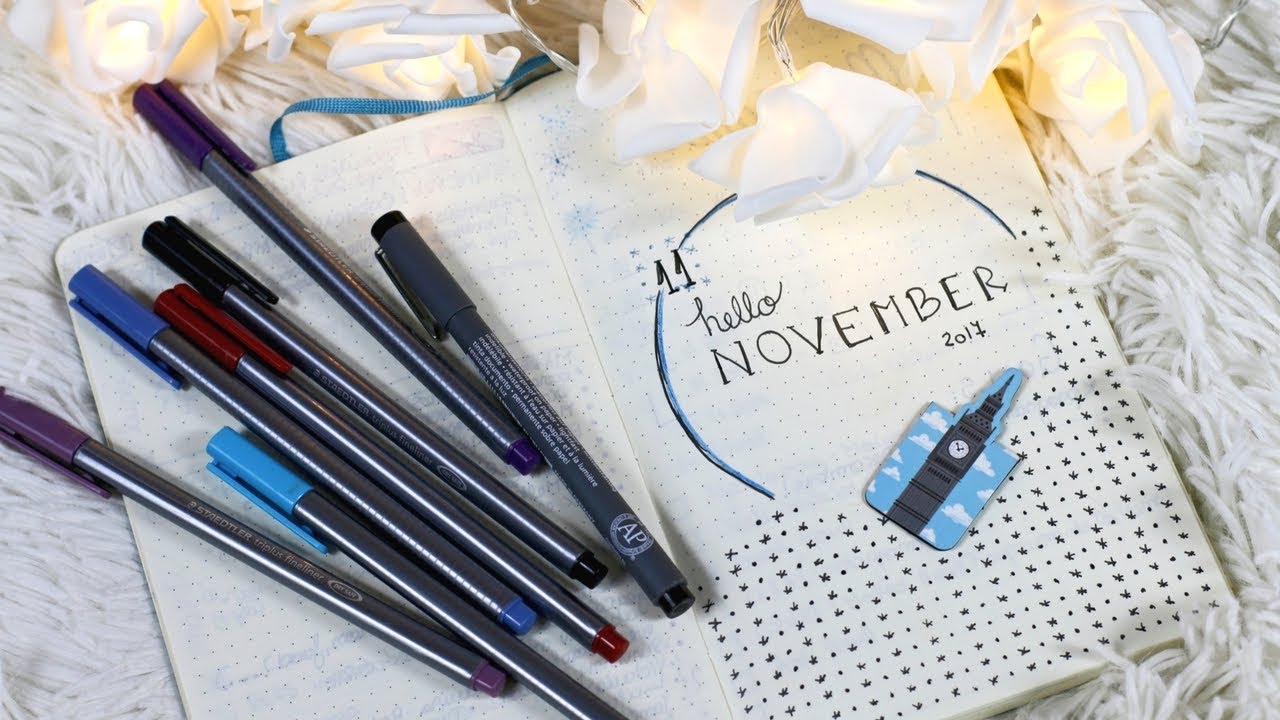 Noua mea agenda!! | Bullet Journal Noiembrie 2017 | Anitanna
