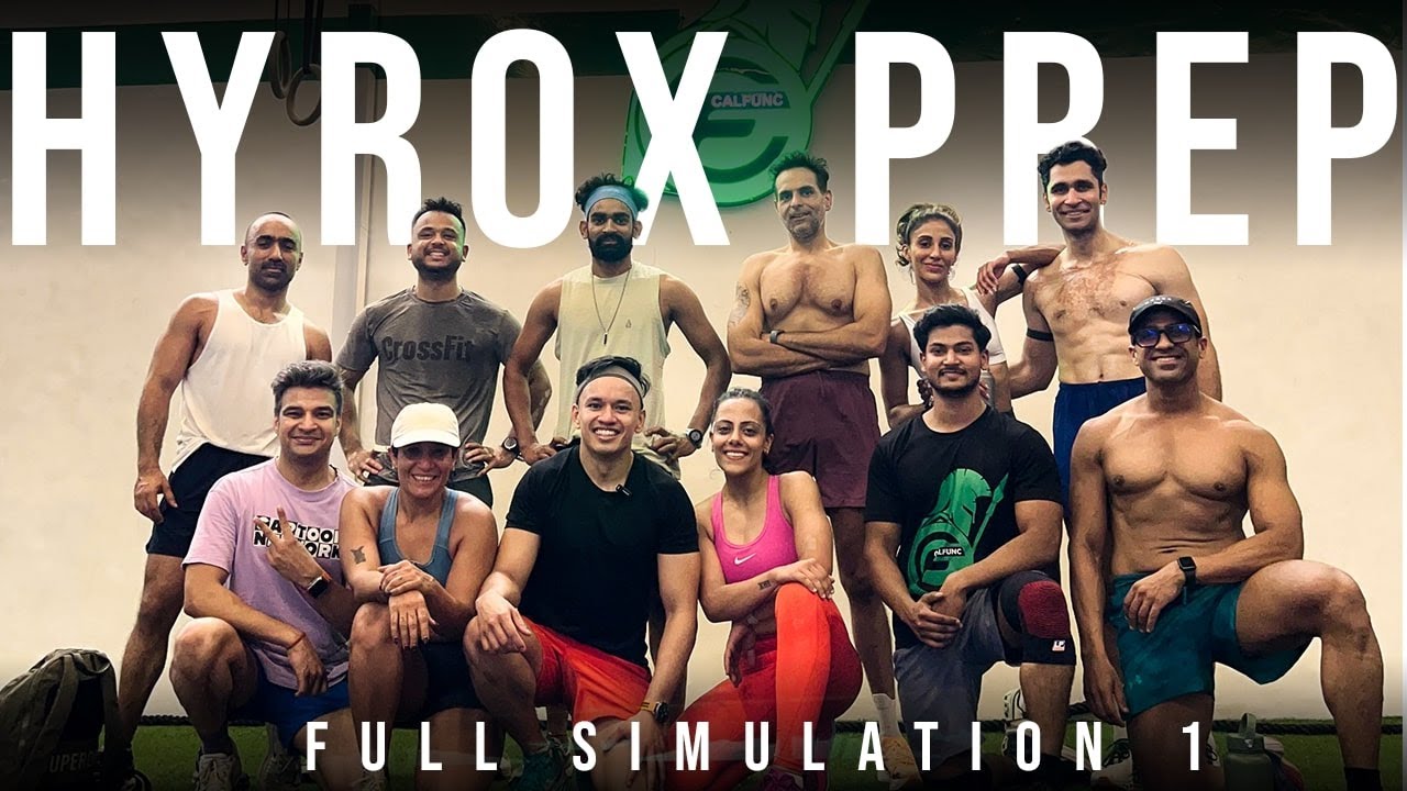 Hyrox Mumbai Prep Episode 8: United by Grit - Inside Our Team Hyrox Simulation Part 1 at Vasant Kunj