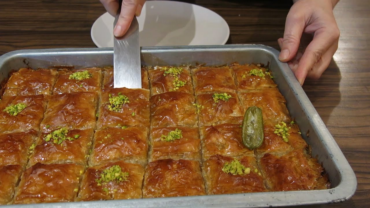 طرزتهیه باقلوای گردو، آسان حرفه ای|How to Make Turkish Walnut Baklava  |How to make Easy Baklava