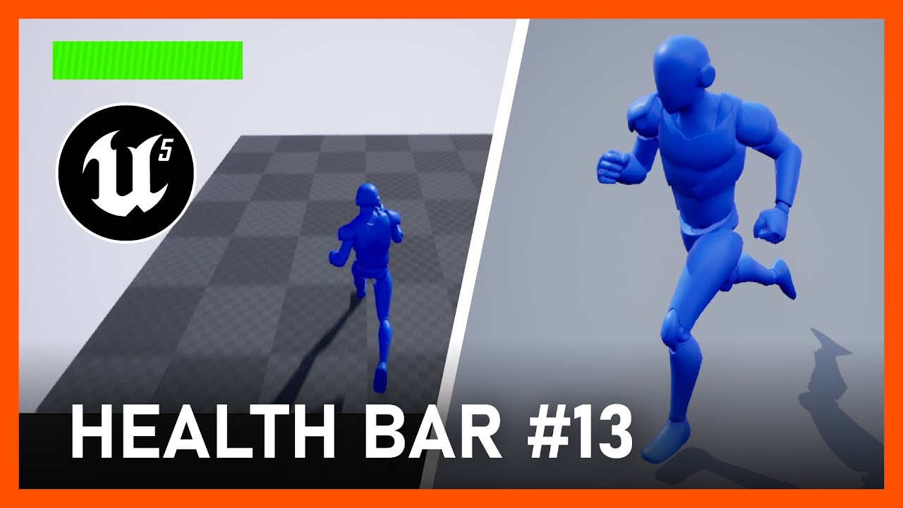 Unreal Engine 5 Tutorial -  How To Create A Third-Person Game | #13 Health Bar