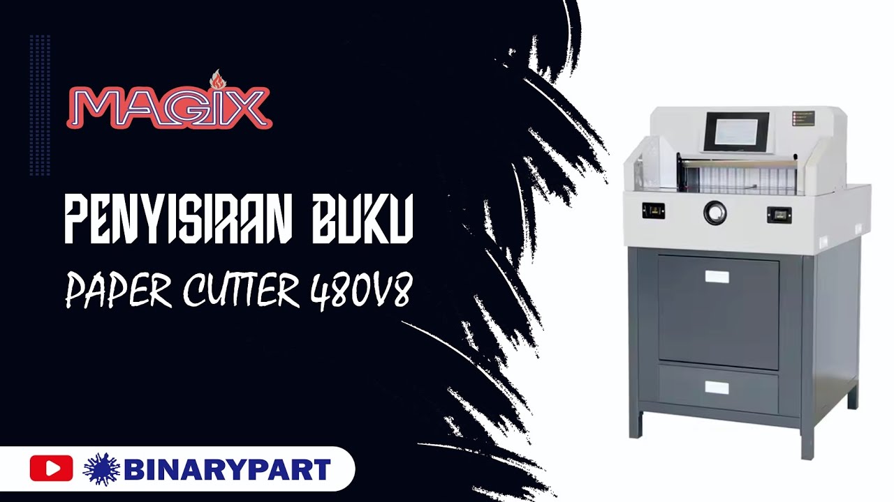 Menyisir Buku Menggunakan Mesin 480V8 