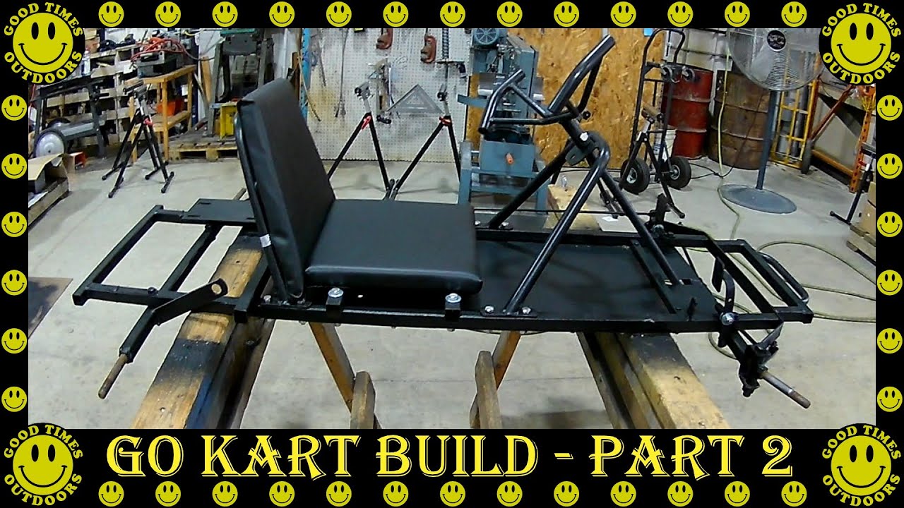 Go Kart Build - Part 2 - Painting and Making a Seat
