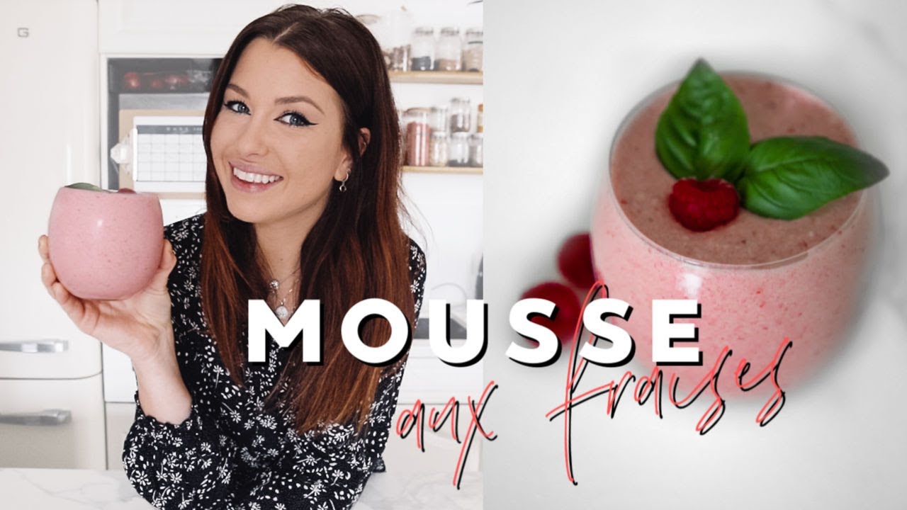 MOUSSE AUX FRAISES HYPER SIMPLE ! | ENJOYCOOKING