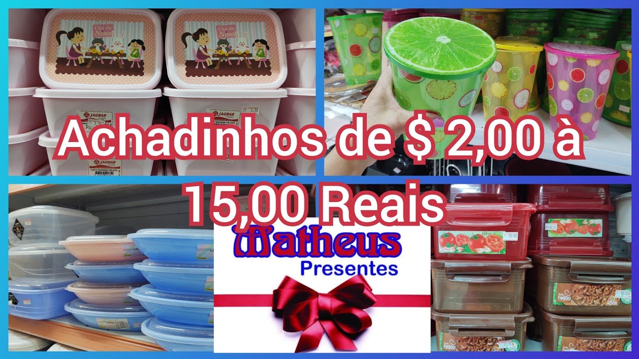 ACHADINHOS PARA O LAR  LOJA MATHEUS PRESENTES VARIEDADES- À PARTIR DE $ 2,00  REAIS À 15,00 !