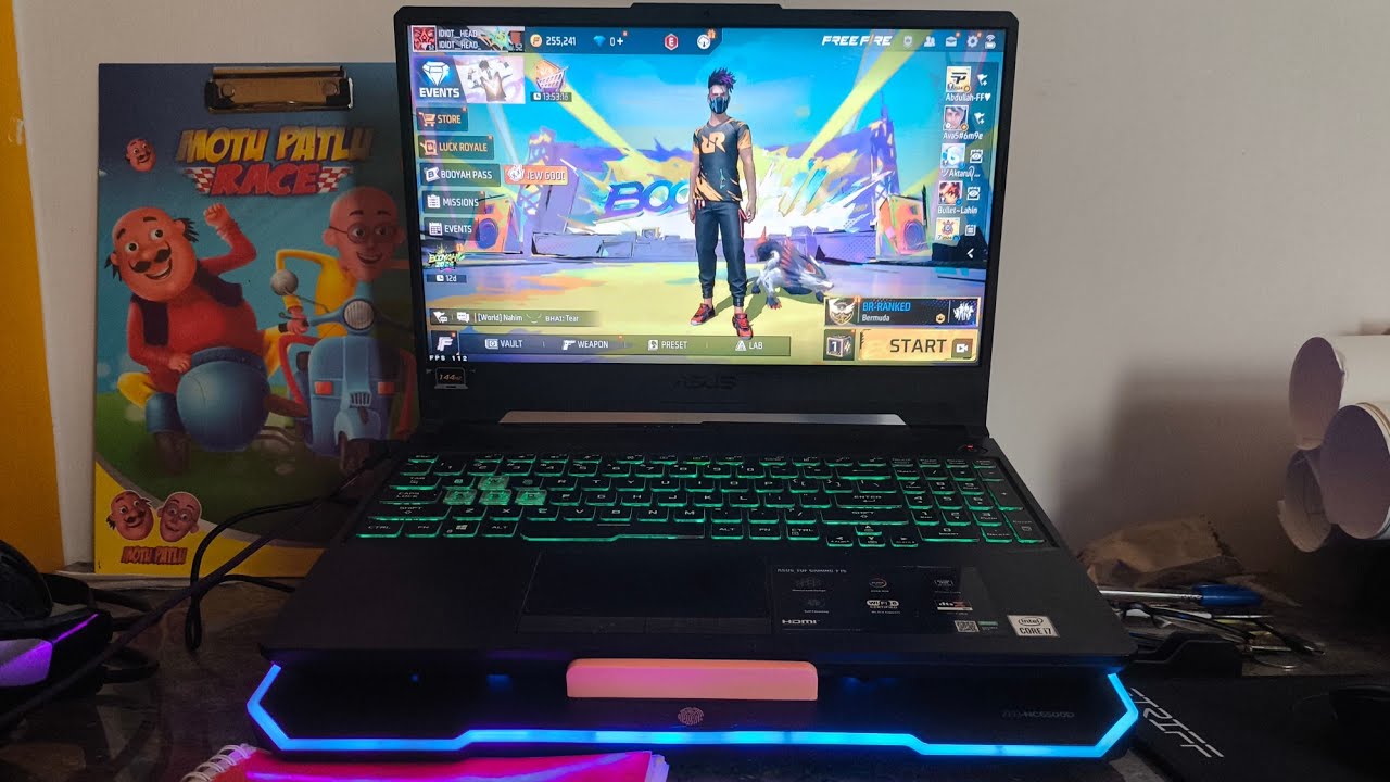 Free Fire PC Gameplay with Handcam 🔥 Asus TUF Gaming F15 🥶 #freefirepcgameplay