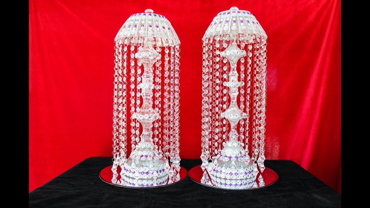 DIY Dollar Tree Crystal Lamp