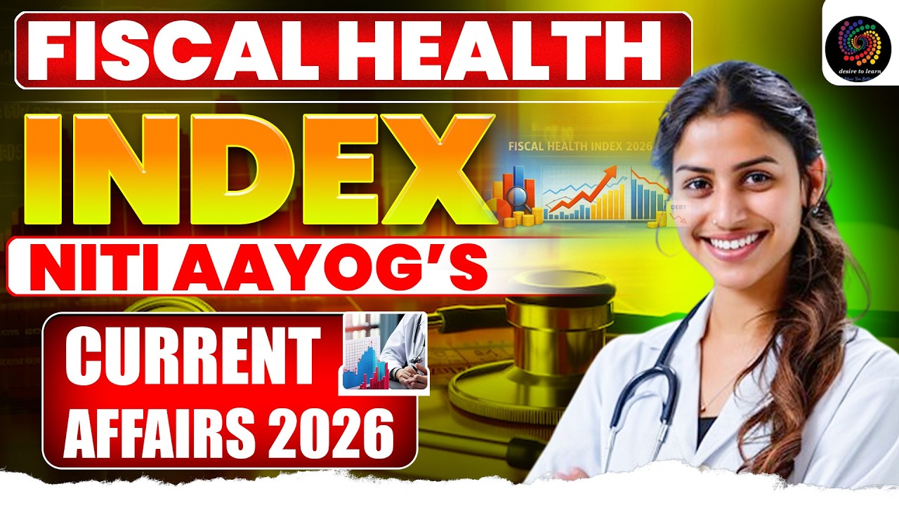 Fiscal Health Index 2026 📊 | NITI Aayog Explained | Current Affairs