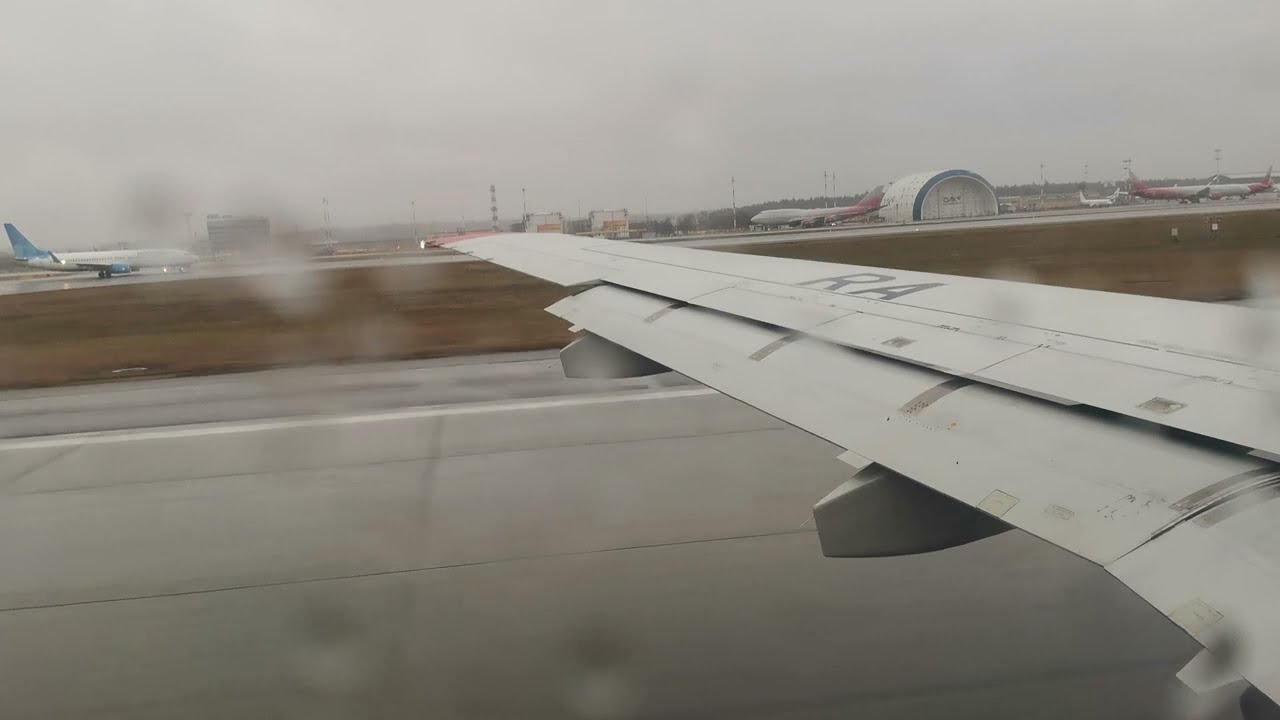 11.12.2025 SU6415 Москва (SVO) - Волгоград (VOG) SSJ100 взлет / Moscow -  Volgograd take off