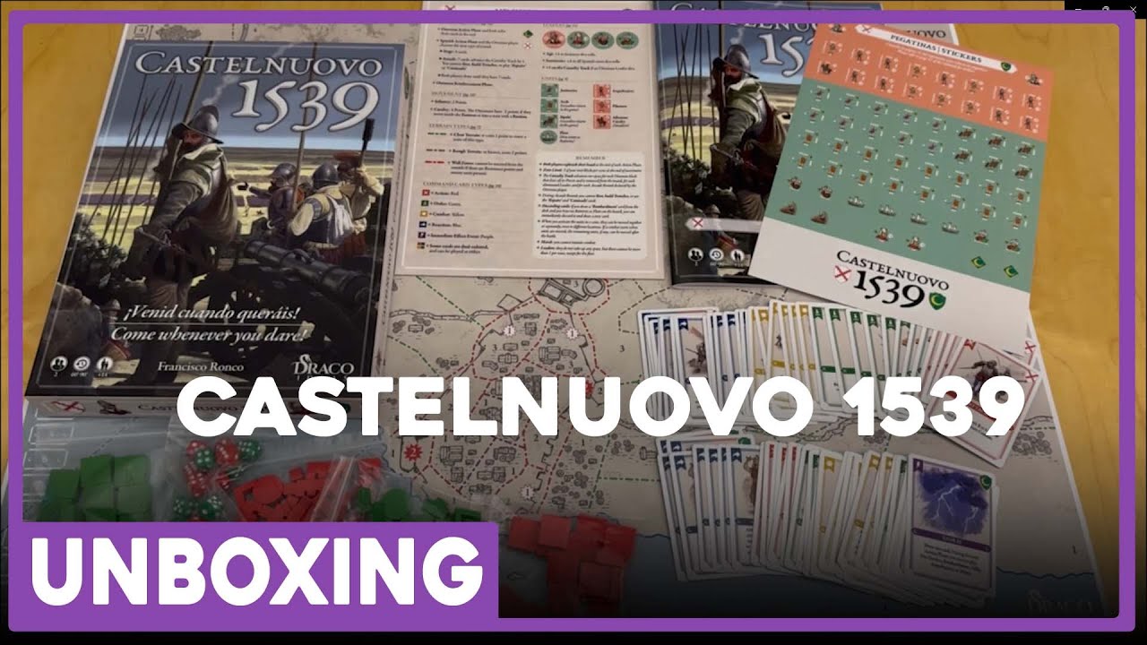 Unboxing | Castelnuovo 1539 | Draco Ideas | The Players' Aid