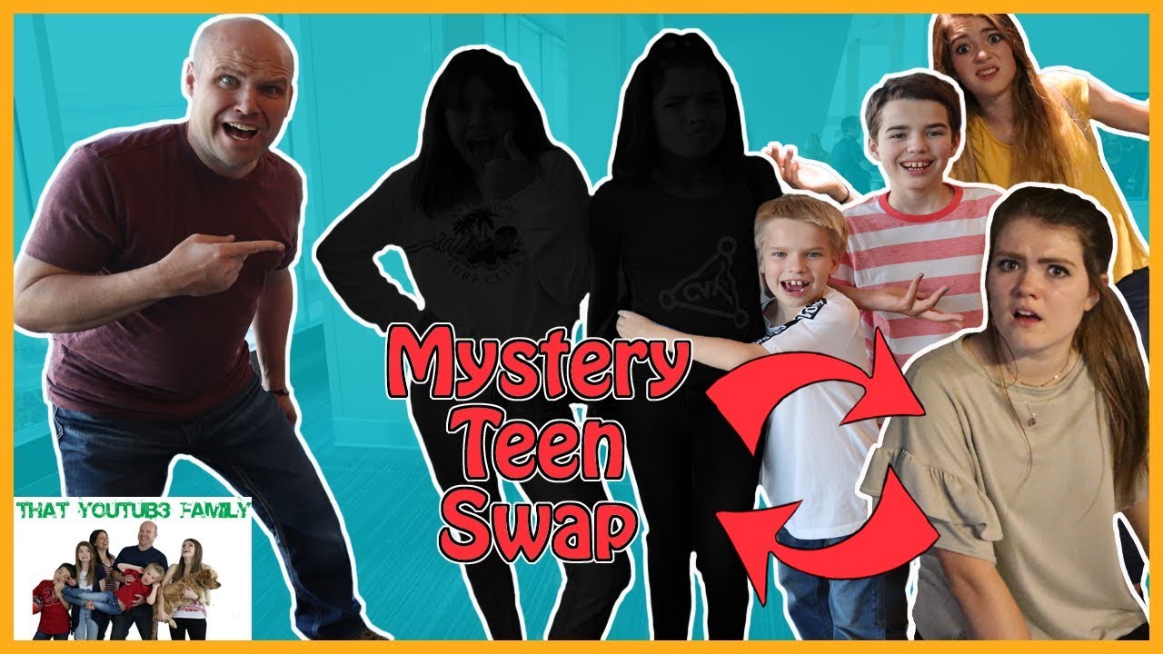 24 Hour Mystery Teen Swap In Real Life / That YouTub3 Family