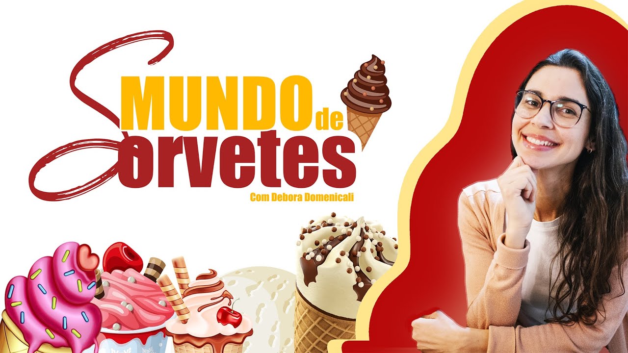 Como fazer sorvete em casa - Sorvete Leite Ninho - Sorvete caseiro flocos - Mundo de Sorvetes