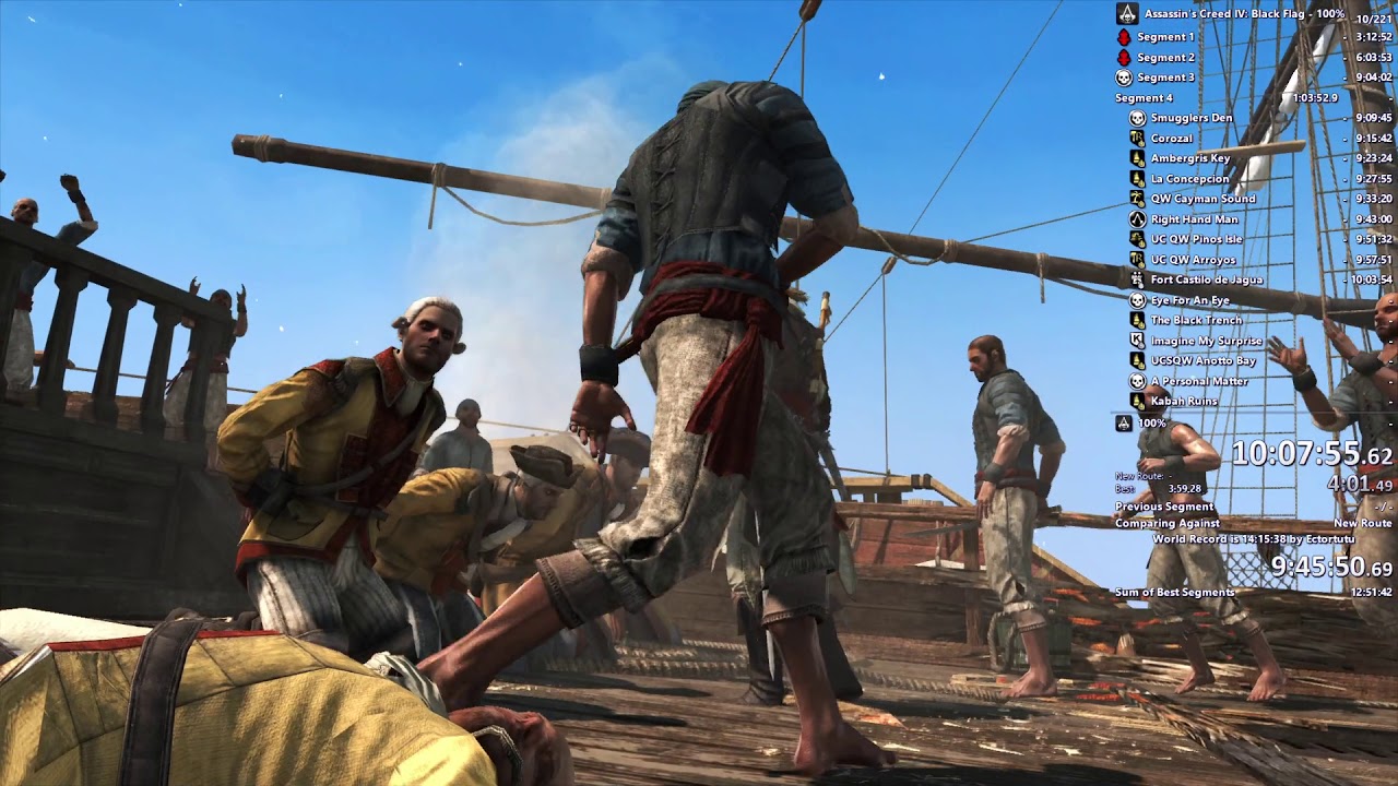 Assassin's Creed IV: Black Flag 100% Speedrun in 13:53:46 (Part 2/2) Old PB
