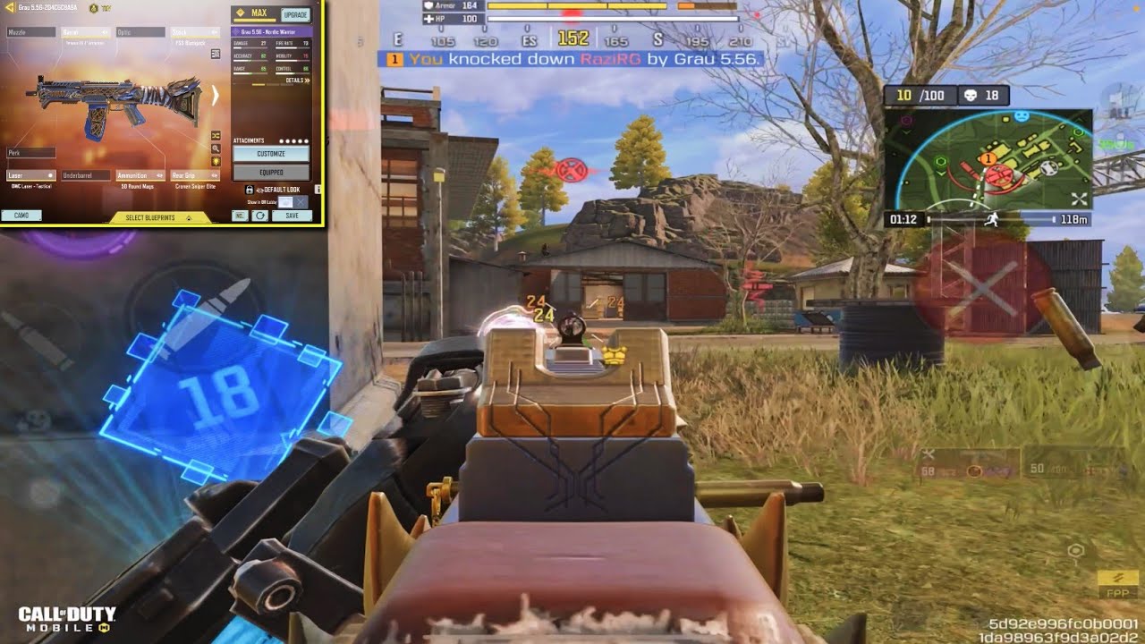 GRAU 5.56 is this the killer of AK117? 🤯 | Best GRAU 5.56 GUNSMITH in CODM BR