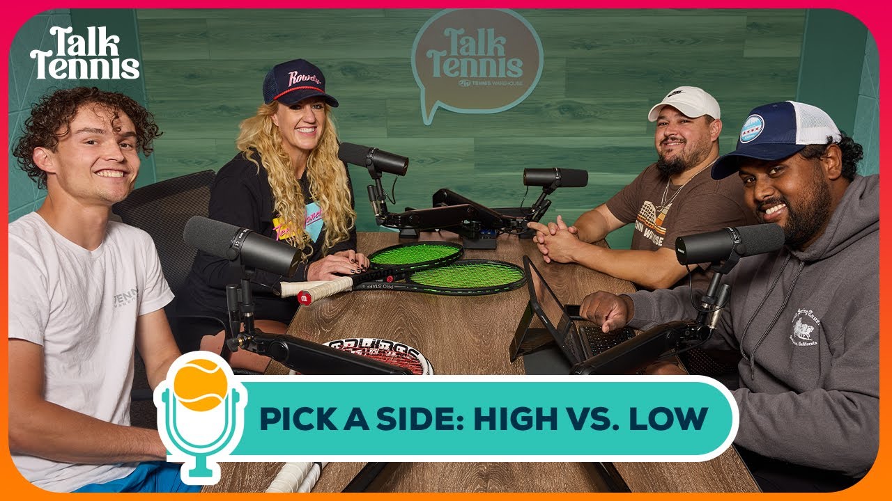 The great tennis debate: HIGH vs. LOW tension; & which has the best control, power, feel?! PODCAST